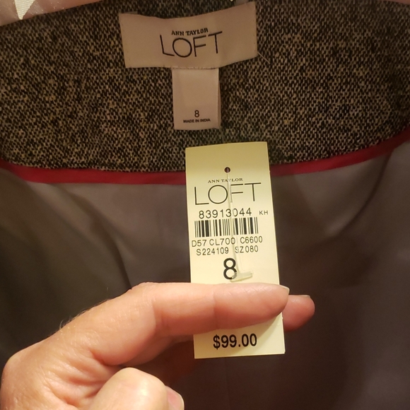 💼👖👠💄 Ann Taylor LOFT Dress Jacket Org. 99 NWT - Picture 6 of 6